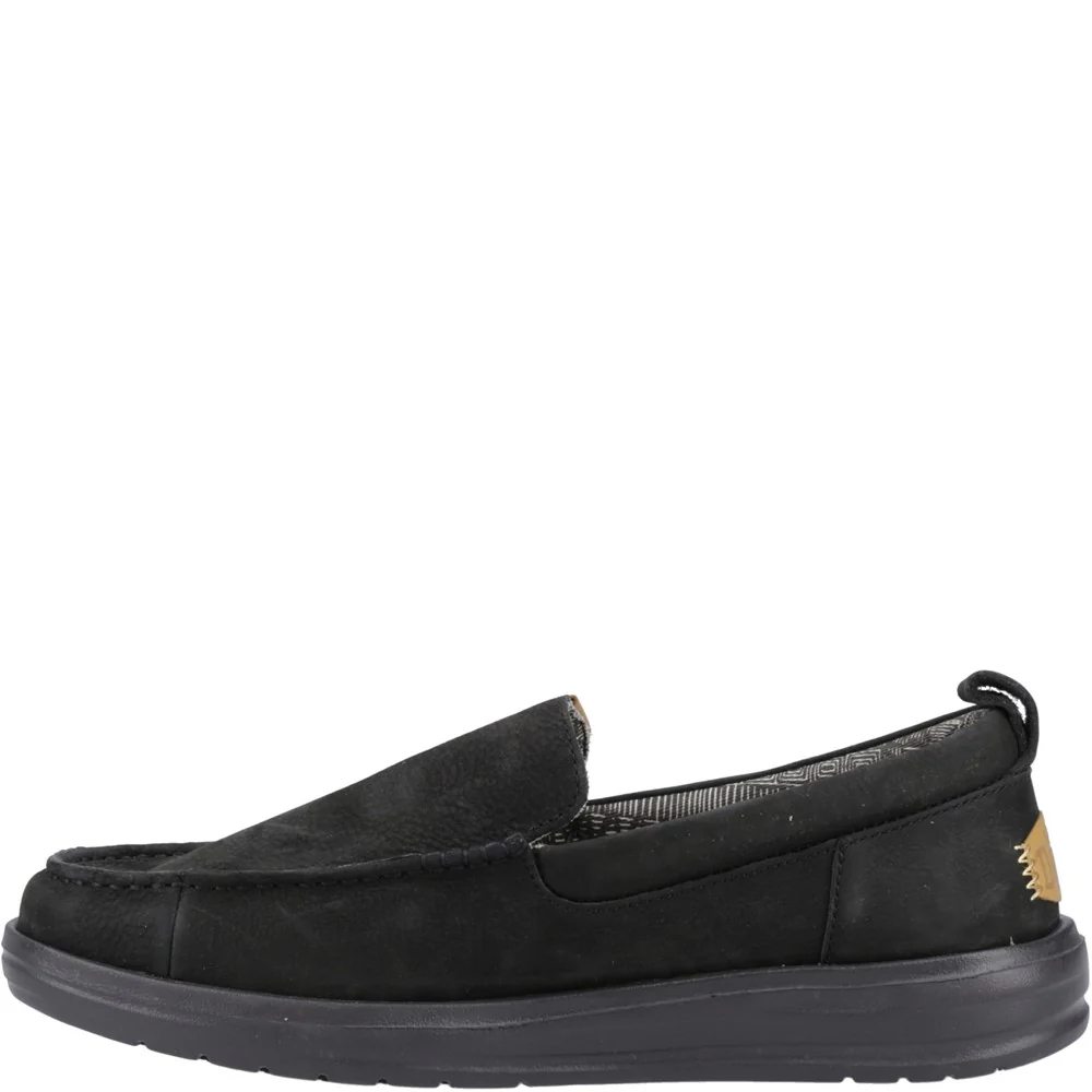 HEYDUDE Wally Grip Moc Craft Leather Shoe - Image 4