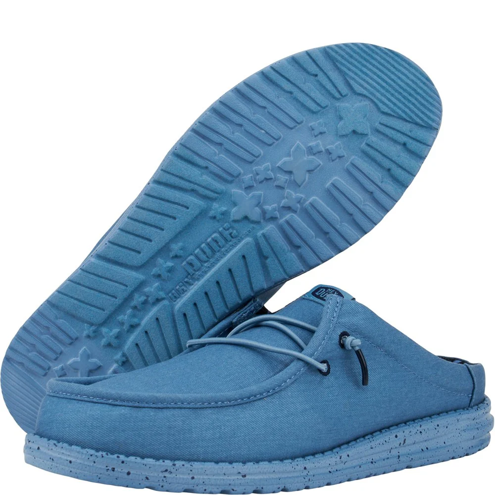 HEYDUDE Wally Slip Canvas Mule - Image 3
