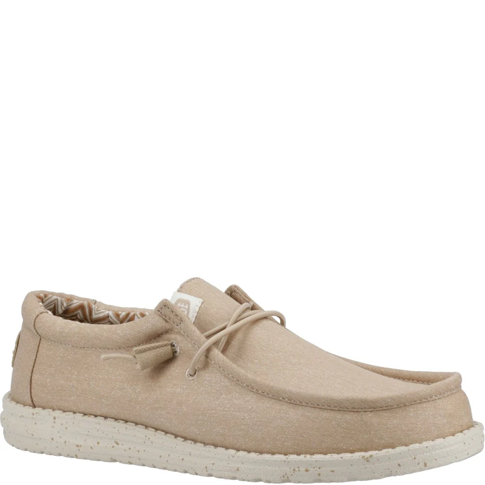 HEYDUDE Wally Stretch Canvas Slip on Shoe