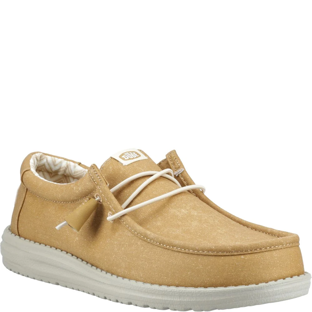 HEYDUDE Wally Stretch Canvas Slip on Shoe