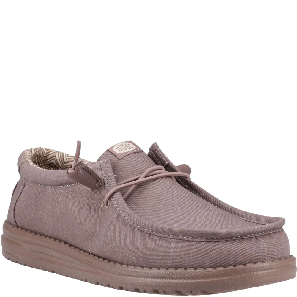 HEYDUDE Wally Stretch Canvas Slip on Shoe