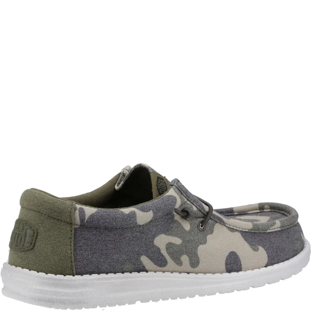 HEYDUDE Wally Washed Camo Shoe - Image 2