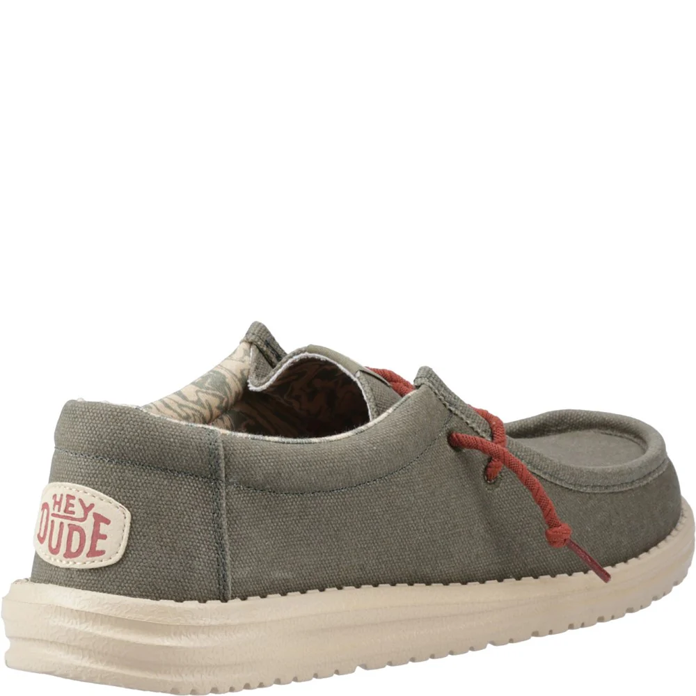 HEYDUDE Wally Waxed Canvas Shoes - Image 2