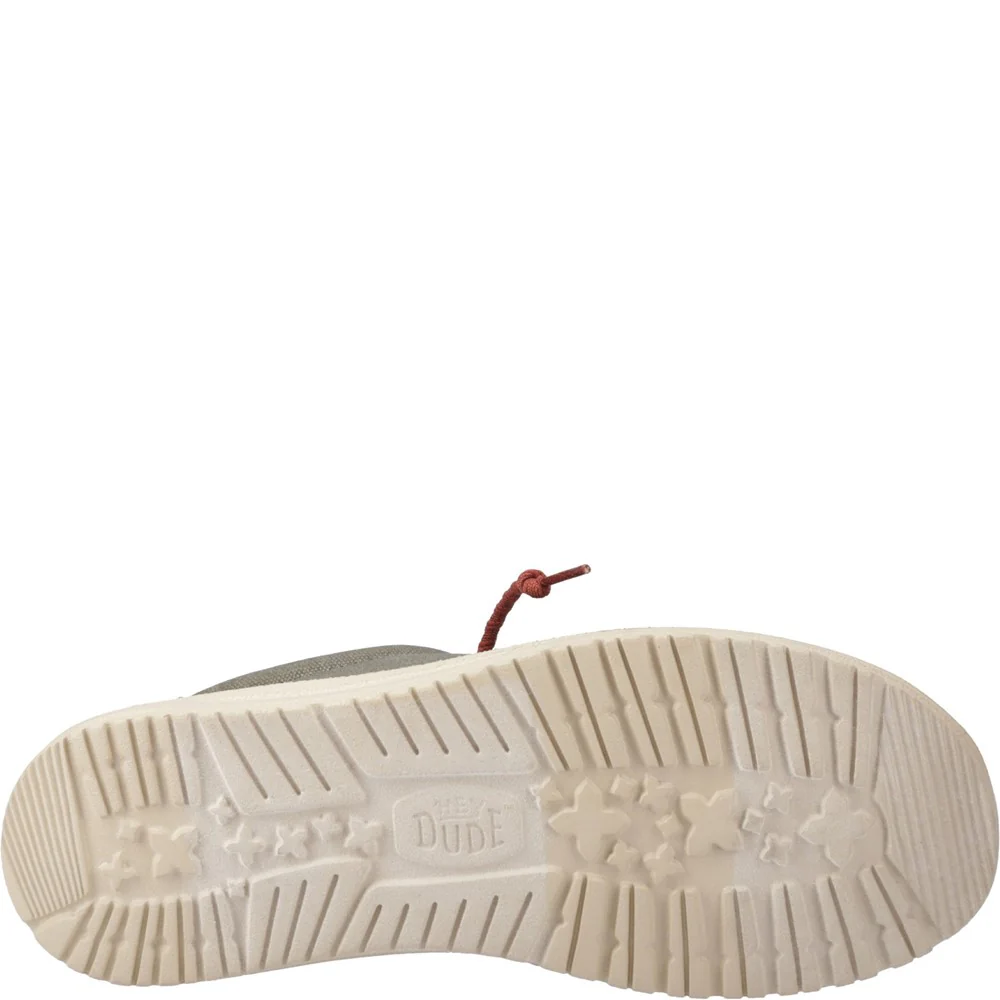 HEYDUDE Wally Waxed Canvas Shoes - Image 3