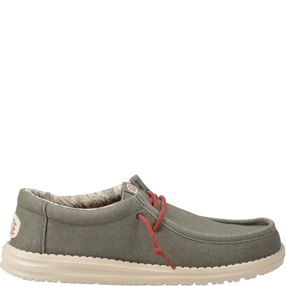 HEYDUDE Wally Waxed Canvas Shoes - Image 5