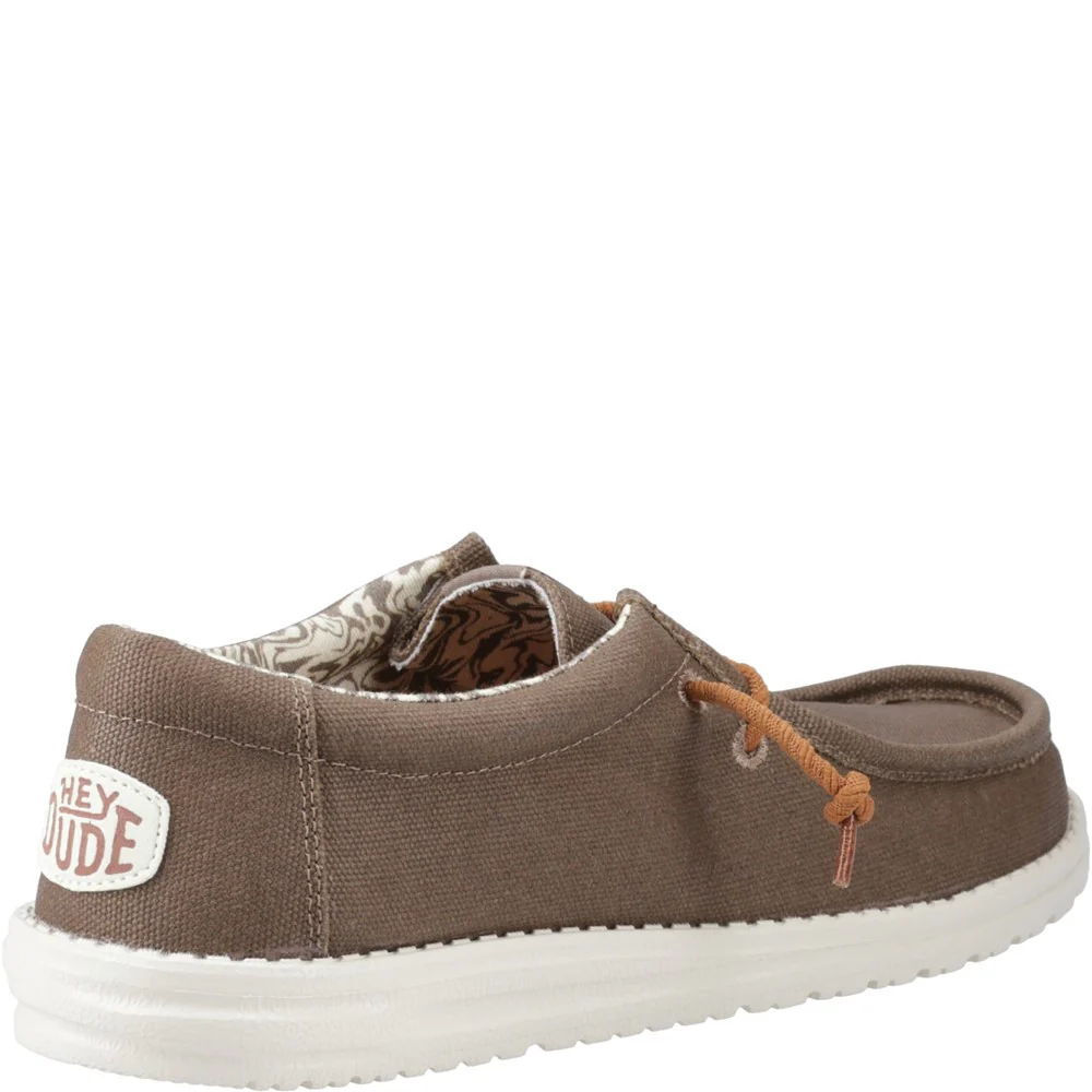HEYDUDE Wally Waxed Canvas Shoes - Image 2