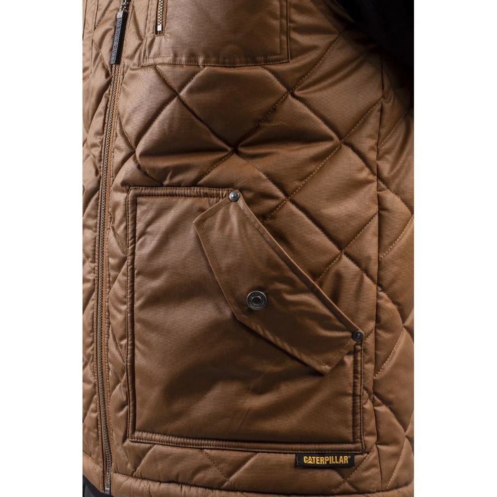 Caterpillar Waxed Cotton Vest - Image 3