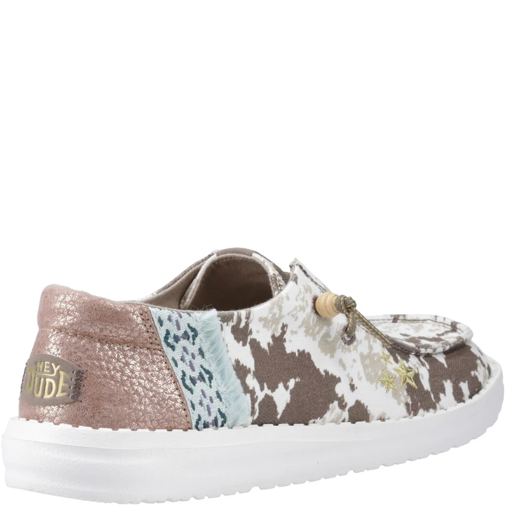 HEYDUDE Wendy Disco Cow Shoes - Image 2