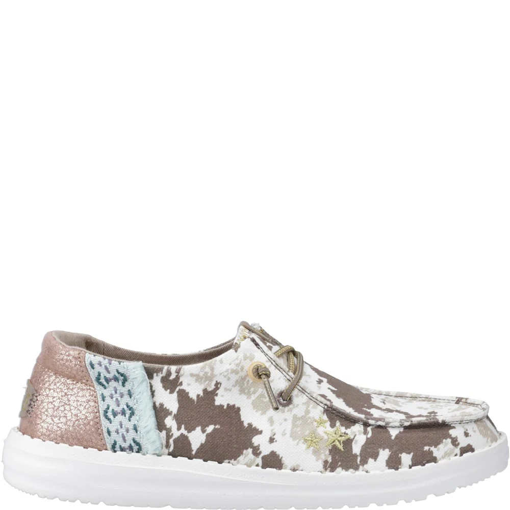 HEYDUDE Wendy Disco Cow Shoes - Image 5