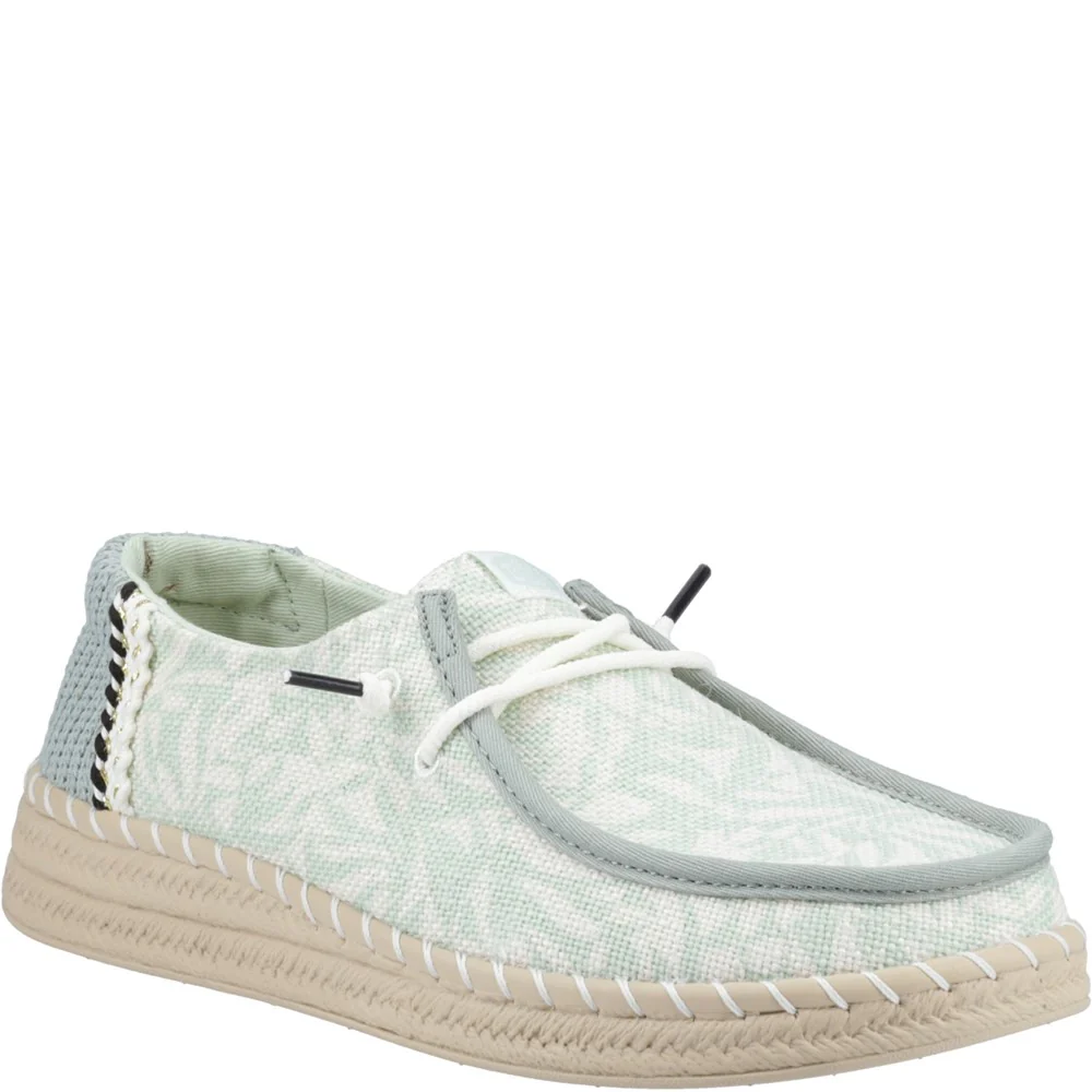 HEYDUDE Wendy Espadrille Retro Palm Shoes