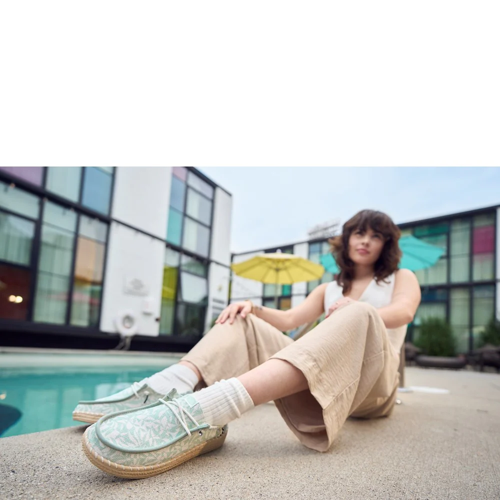 HEYDUDE Wendy Espadrille Retro Palm Shoes - Image 7