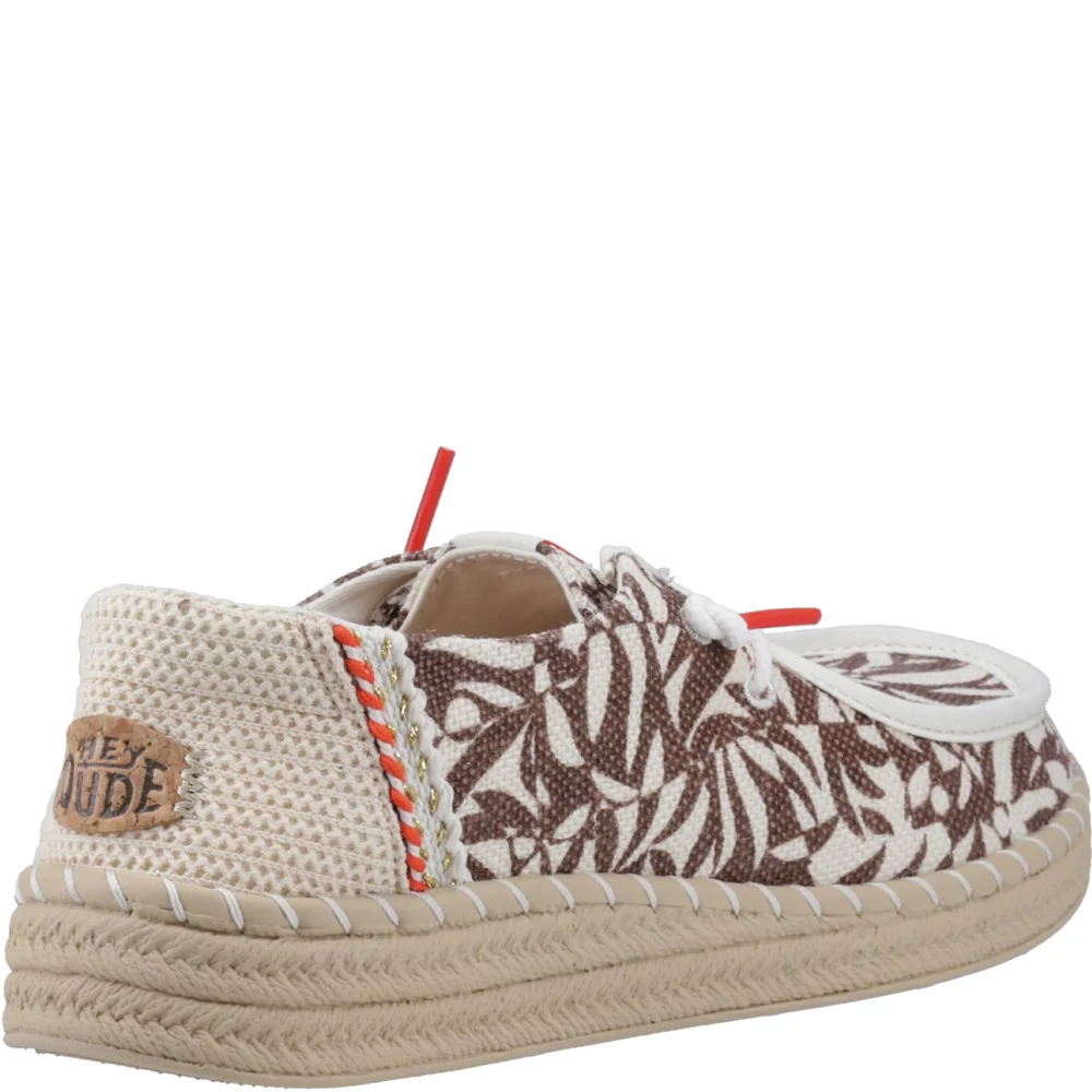 HEYDUDE Wendy Espadrille Retro Palm Shoes - Image 2