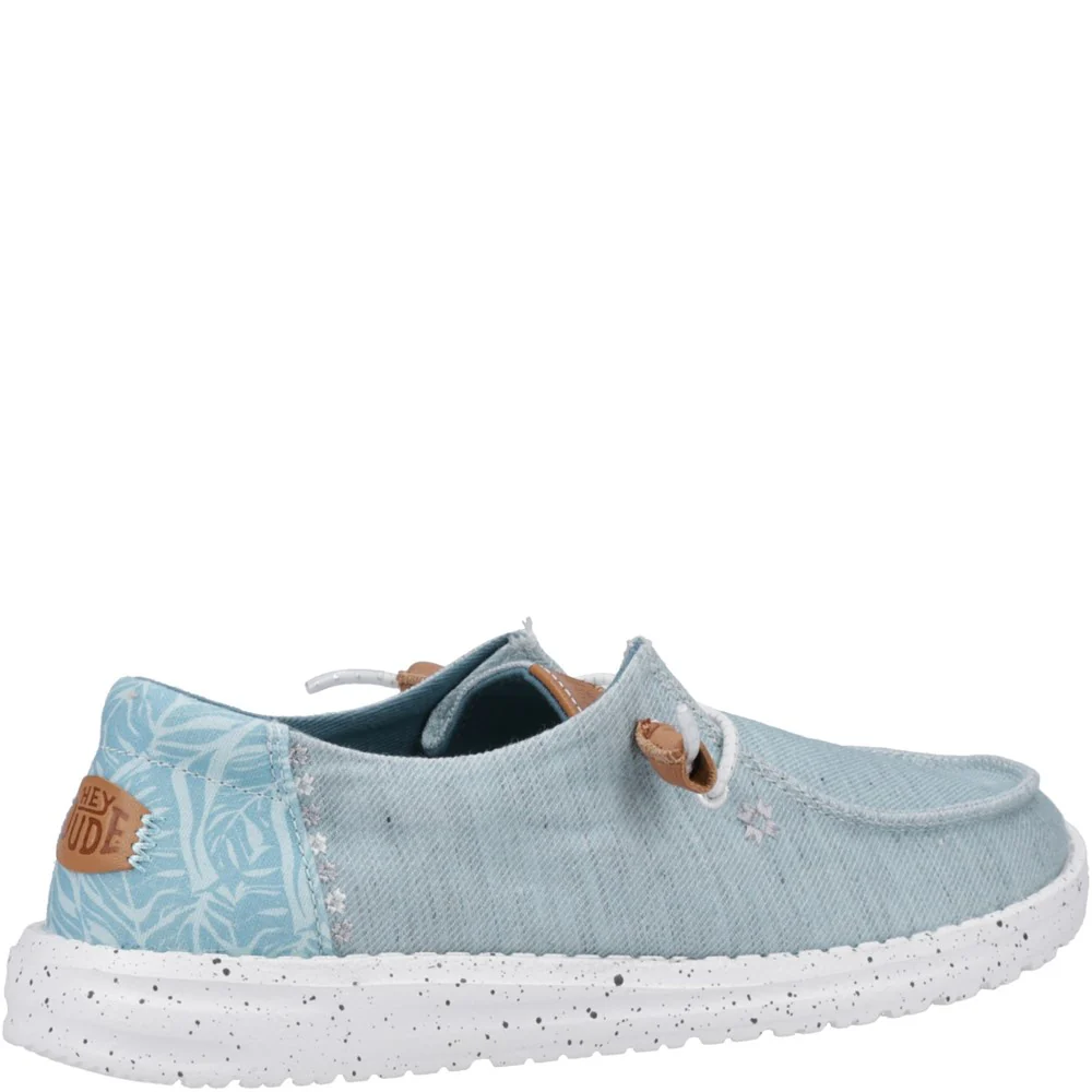 HEYDUDE Wendy Heathered Slub Tropical Shoe - Image 2