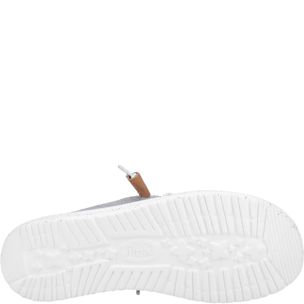 HEYDUDE Wendy Heathered Slub Tropical Shoe - Image 3