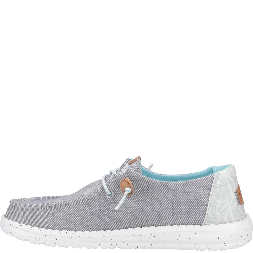 HEYDUDE Wendy Heathered Slub Tropical Shoe - Image 4