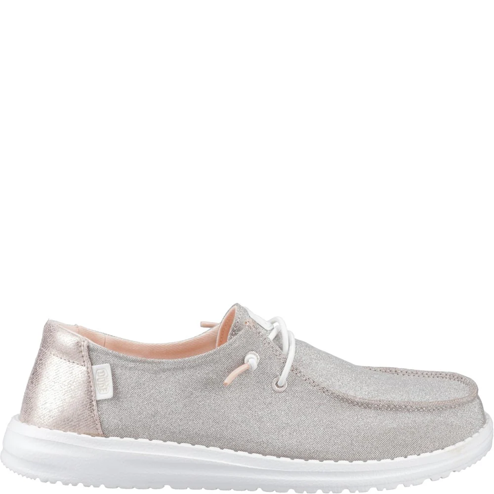 HEYDUDE Wendy Metallic Sparkle Shoe - Image 5