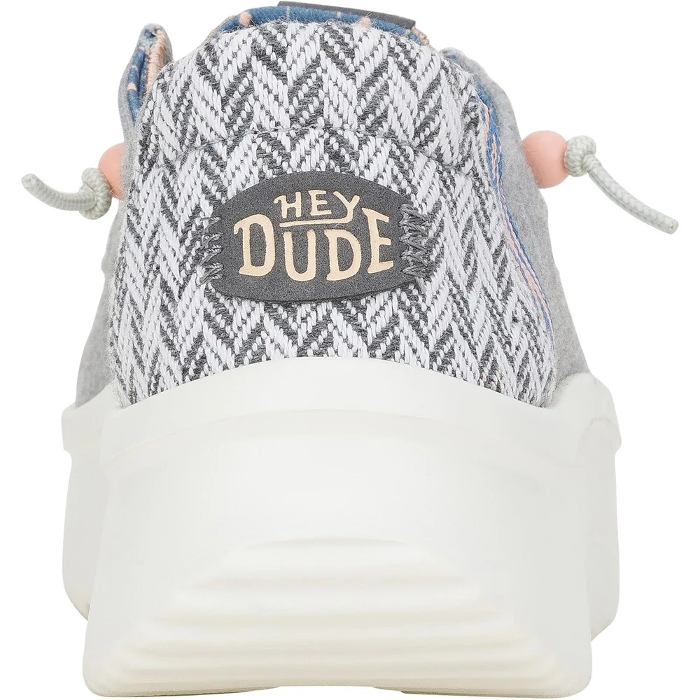 HEYDUDE Wendy Peak Chambray Woven Shoes - Image 2