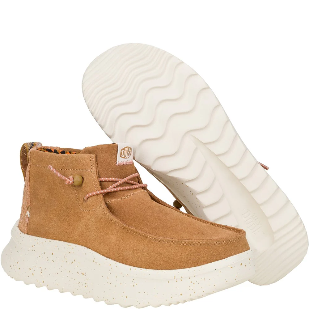 HEYDUDE Wendy Peak Hi Suede Ankle Boots - Image 3