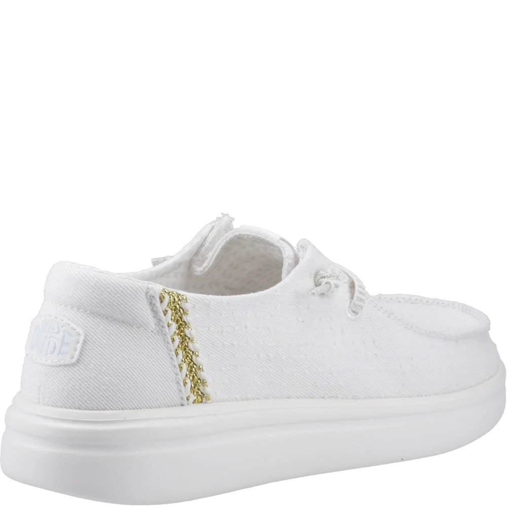 HEYDUDE Wendy Rise Perf Canvas Shoes - Image 2