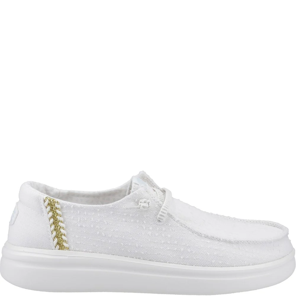 HEYDUDE Wendy Rise Perf Canvas Shoes - Image 5
