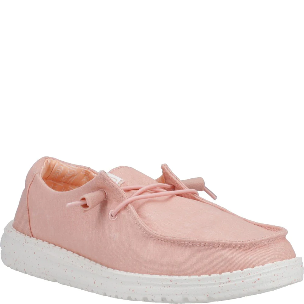 HEYDUDE Wendy Stretch Canvas Slip on Shoe