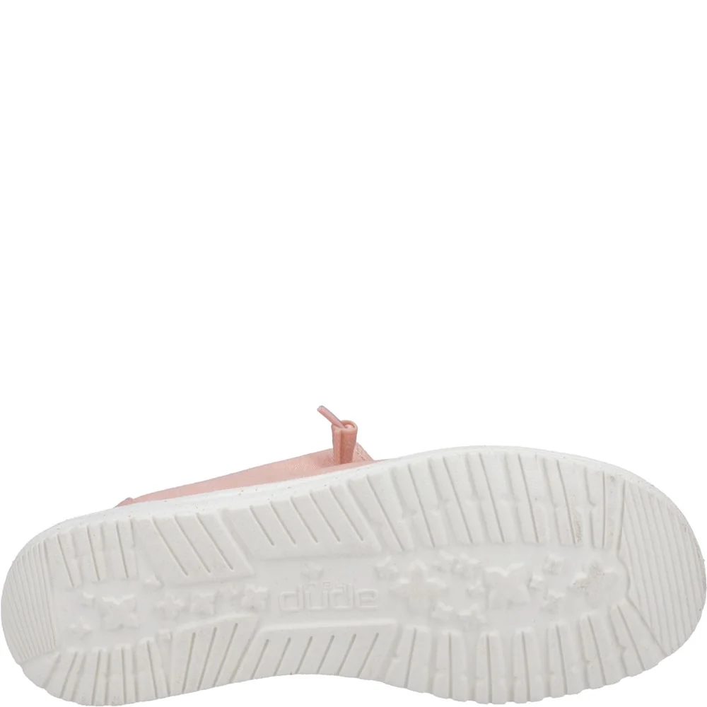 HEYDUDE Wendy Stretch Canvas Slip on Shoe - Image 3