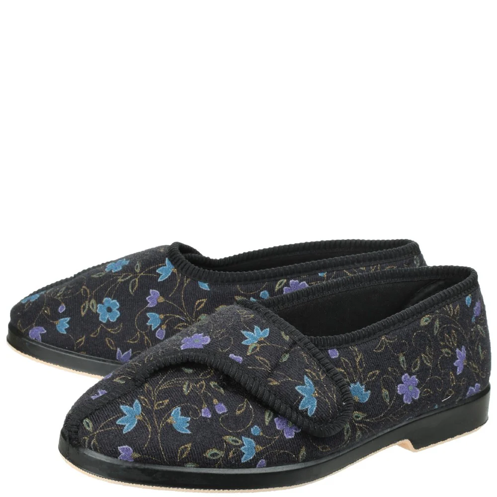 GBS Wilma Ladies Wide Fit Slipper - Image 2